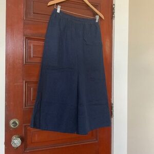 FLAX WIDE Cropped pants